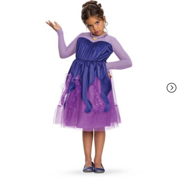 DISNEY VILLAINS Ursula costume NEW size small 6 - Picture 1 of 9